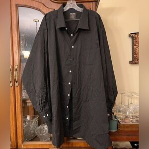 Propper Black Striped Dress Shirt